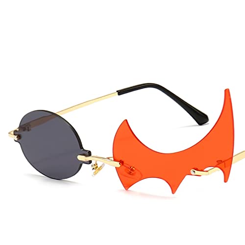 PUYYDS Anime Danganronpa Cosplay Monokuma Sonnenbrille Flamme Persönlichkeit Brille Anime Halloween COS Zubehör Requisiten von PUYYDS