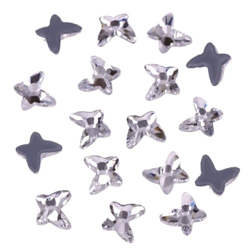 Hotfix Strasssteine, Flatback Kristall Schmetterling Flache Rückseite Hotfix Strasssteine ​​Aufbügeln Flache Rückseite Kristalle(100PCS-4MM) von PXAMORTEL