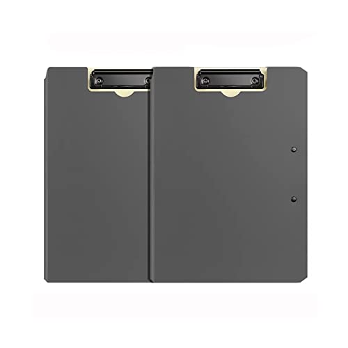 Zwischenablage-Ordner, Standard-Zwischenablage, 2 Stück A4-Clip for Geschäftstreffen und Vertragsunterzeichnung, multifunktionaler Dokumenten-Organizer, Binder, Hartschalen-Schreibtafel, Kunststoff-Or von PXAMORTEL