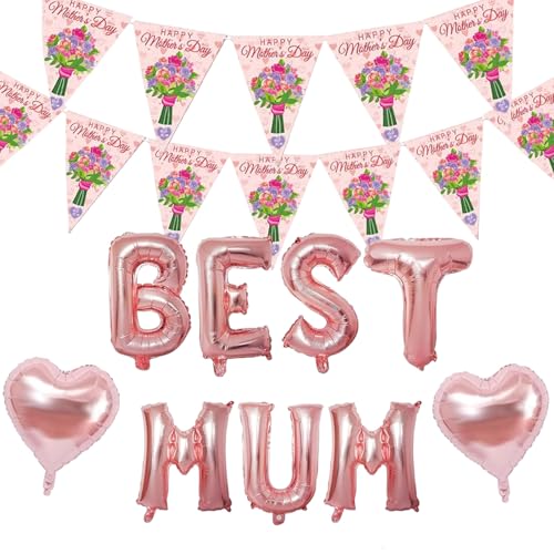 Muttertags-Luftballons, Muttertagsdekoration, Muttertags-Banner, Muttertags-Wimpelkette, beste Mutter, Folienballons, Happy Flowers, Muttertag, Party, Wimpelkette, Girlande, Dekoration Muttertags-Luftballons, Muttertagsdekoration, Muttertags-Banner, Muttertags-Wimpelkette, beste Mutter, Folienballons, Happy Flowers, Muttertag, Party, Wimpelkette, Girlande, Dekoration von PXDUCN