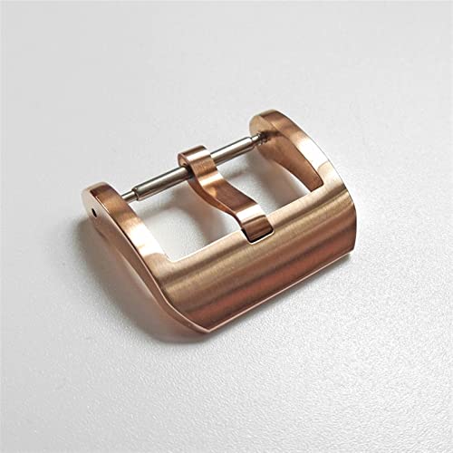 PXQPYMATX Uhren Teilen 20mm Bronze Schnalle for Strap Zunge gebürstet Pin Schnalle Lederband Strap Schnalle Zubehör Sehen Sie Sich die Schnalle an von PXQPYMATX