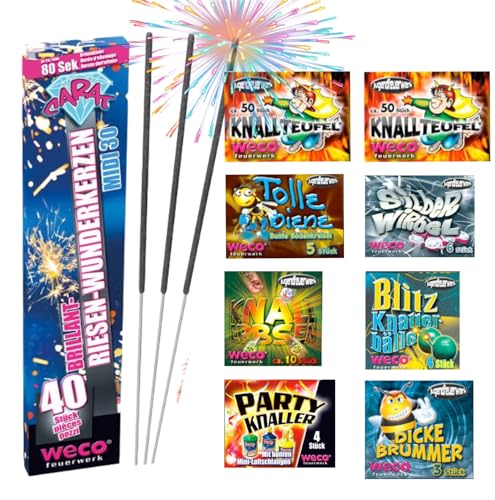 PYROHELD XXL Set Kuddelmudel 180 Teile - für Jugendlichen & Kinder 2025 für Partys & Silvester von PYROHELD