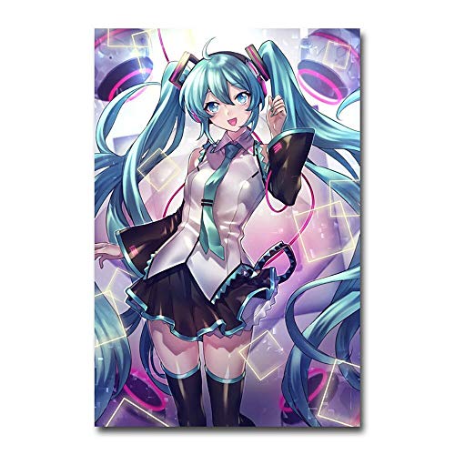 PYuKK 5D DIY「Hatsune Miku」Diamond Painting Kit,malerei Diamant Full Diamond Embroidery Rhinestone,Art Craft for Home Wall Decor -40x50cm von PYuKK