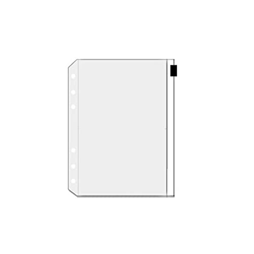 Folders File Organiser A4 Folders A4 ringbinder 5 Stück standardmäßige transparente PVC-Taschen for lose Blätter mit selbst gestalteten Reißverschluss-Aktenordnern, Produktklassifizierungsordnern, Tab von PZOFERLIN