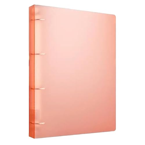 Folders File Organiser A4 Folders A4 ringbinder A4-Flipchart-Ordner mit vier Löchern, mehrfarbig, große Datenspeicherung, Buch-Tee-Aktentasche, Kunststoff-Flipchart-Ordner, Datei-Organizer(B) von PZOFERLIN