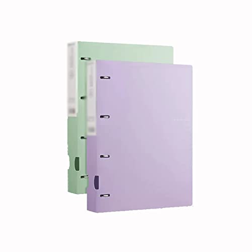 Folders File Organiser A4 Folders A4 ringbinder Testpapier-Organizer, Flipchart-Ordner, A4-Einlage, transparentes Informationsbuch, vier Löcher gestanzt, Flipchart-Datei-Organizer, Dateien-Organizer(C von PZOFERLIN