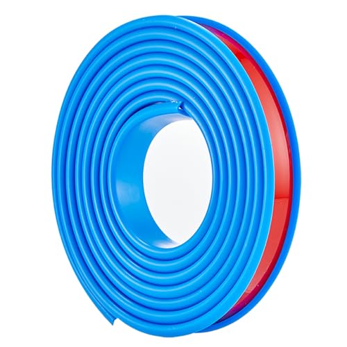 U-förmige Kantenanleimer, Kantenschoner U-förmige Möbelkantenstreifen, weiches, selbstklebendes TPE-Kantenband for Esstische, 17 mm breit und 10 Meter lang(Blue) von PZOFERLIN