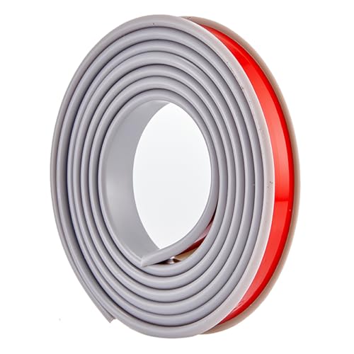 U-förmige Kantenanleimer, Kantenschoner U-förmige Möbelkantenstreifen, weiches, selbstklebendes TPE-Kantenband for Esstische, 17 mm breit und 10 Meter lang(Grey) von PZOFERLIN