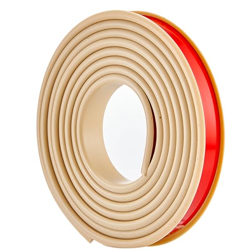 U-förmige Kantenanleimer, Kantenschoner U-förmige Möbelkantenstreifen, weiches, selbstklebendes TPE-Kantenband for Kleiderschränke, 22 mm breit und 10 m lang(Beige) von PZOFERLIN