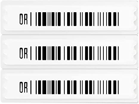 58 kHz gefälschtes Barcode-Etikett für Einzelhandelsgeschäft, EAS, Diebstahlsicherheits-Tag-Systemausrüstung, selbstklebende Dr. Etikettenaufkleber mit analogem Barcode (1000) von Pacaba