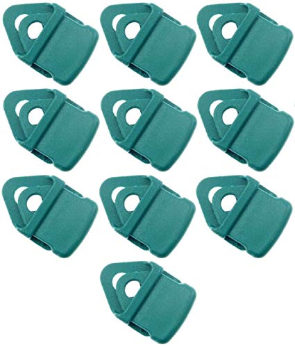 10 x Holdon® Mini Clip Grün - Klammer Klemme Befestigungsöse Banner, Zelt, Planen, Molton - BO-Camp/Isabella von Paccs