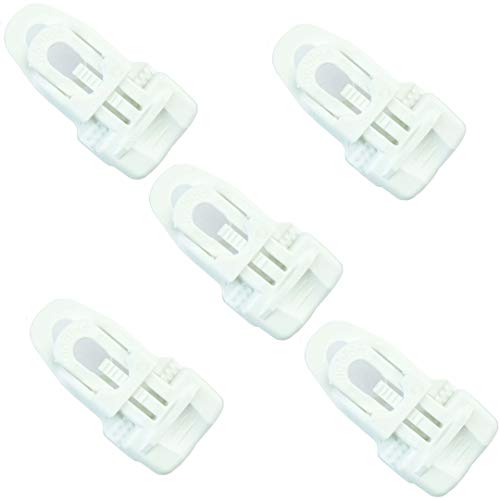 5 x Holdon® MIDI Clip Weiss - Klammer Klemme Befestigungsöse für Banner, Zelt, Planen, Molton - BO-Camp/Isabella von Paccs