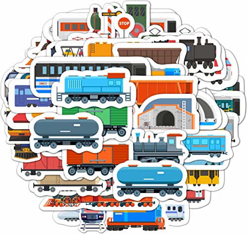 100 stück Zug-Aufkleber und Sticker - Zugparty-Geschenke - Züge für Jungen - Zug-Geschenke für Zugliebhaber - Train Stickers von Padabayka