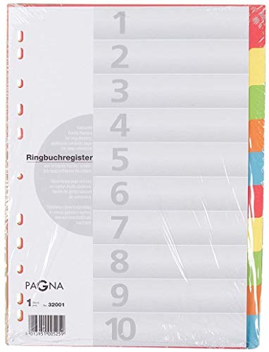 Pagna 32001-20 Register 10-teilig, 5-farbig mit Deckblatt (5) von Pagna