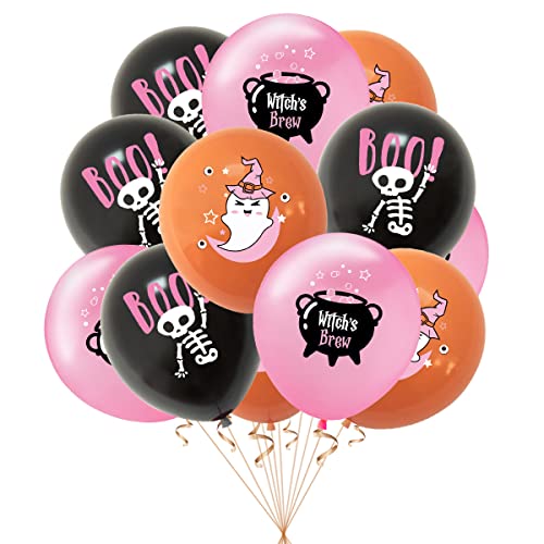 30 Stück Halloween Ballons, Halloween Luftballons, Halloween Deko Luftballons, Halloween Party Deko, Latexballon für Kinder Halloween Gruselige Party Deko von Paicreate