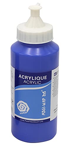 MAGI® Künstler-Acrylfarbe je 500 ml, in 24 feinen Farbtönen, freie Farbwahl, Acryl, Malfarbe im Dosiergebinde (14-ultramarinblau) von Paintersisters