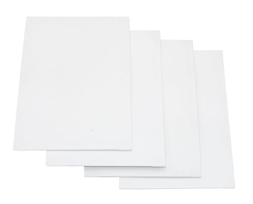 Paintersisters® Malkarton 4er-Set 18x24 cm, mit Qualitäts-Leinwand 100% Baumwolle, malfertig grundiert, Sparsets Malpappe, Leinwandtafel (18x24cm, 4er Pack) von Paintersisters