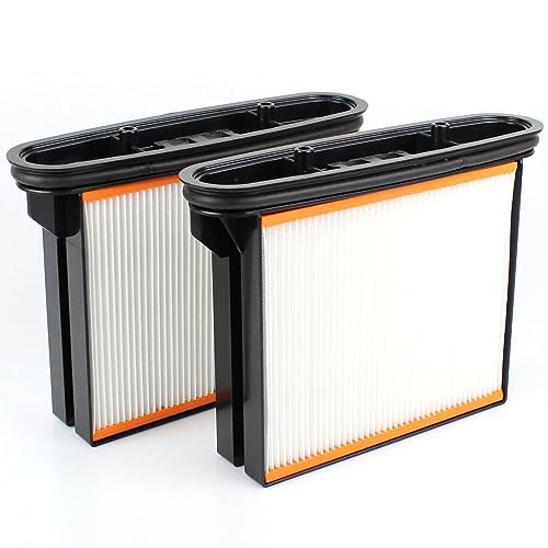 PakTrade 2X Premium Filter Faltenfilter-Kassette geeignet für Spit AC 1625, AC 1630 AM, AC 1630 P, AC1600, AC1625, AC1630P, AC1630PM | Storch VacTec 25 von PakTrade