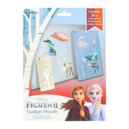 Paladone Frozen 2 Gadget Aufkleber – wiederverwendbar, wasserdicht, repositionierbare Folienaufkleber – 4 Bögen, Frozen 2 Folien-Gadget-Aufkleber von Disney Frozen