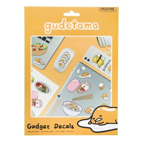 Gudetama Paladone Offiziell lizenzierte Puffy Gadget-Aufkleber, enthält 37 3D-Anime-Cartoon-Figuren, Geschenk und Zubehör-Dekor von Paladone