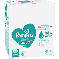 Pampers® Feuchttücher aqua Harmonie™ 1-lagig weiß, 1.152 St. von Pampers®