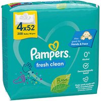 Pampers® Feuchttücher fresh clean 1-lagig weiß, 208 St. von Pampers®