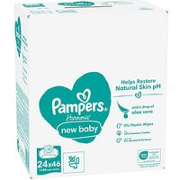 Pampers® Feuchttücher new baby Harmonie™ 1-lagig weiß, 1.104 St. von Pampers®