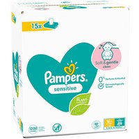 Pampers® Feuchttücher sensitive 1-lagig weiß, 1.200 St. von Pampers®