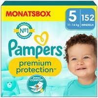 Pampers® Windeln Monatsbox premium protection™ Größe Gr.5 (11-16 kg) für Babys und Kleinkinder (4-18 Monate), 152 St. von Pampers®