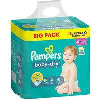 Pampers® Windeln baby-dry™ BIG PACK  Größe Gr.4+ (10-15 kg) für Babys und Kleinkinder, 54 St. von Pampers®