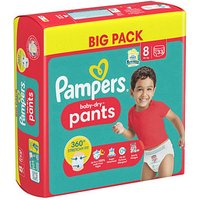 Pampers® Windeln baby-dry™ BIG PACK  Größe Gr.8 (19+ kg) für Kids und Teens (4-12 Jahre), 33 St. von Pampers®