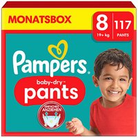 Pampers® Windeln Monatsbox baby-dry™ pants Größe Gr.8 (19+ kg) für Kids und Teens (4-12 Jahre), 117 St. von Pampers®