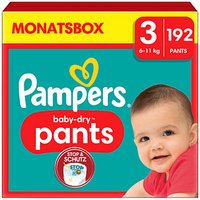 Pampers® Windeln baby-dry™ Monatsbox Größe Gr.3 (6-11 kg) für Babys und Kleinkinder (4-18 Monate), 192 St. von Pampers®