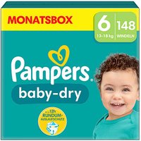 Pampers® Windeln baby-dry™ Monatsbox Größe Gr.6 (13-18 kg) für Kids und Teens (4-12 Jahre), 148 St. von Pampers®
