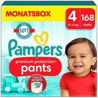Pampers® Windeln premium protection™ Monatsbox Größe Gr.4 (9-15 kg) für Babys und Kleinkinder (4-18 Monate), 168 St. von Pampers®