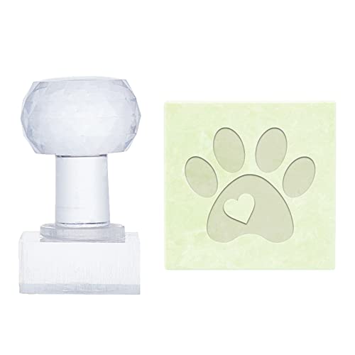 PH PandaHall Pfotenabdruck Seife Stempel Tier Katze Hund Fußabdruck Acryl Stempel Seife Prägestempel Seife Kapitel Aufdruck Stempel für handgemachte Seife Kekse Ton Keramik Kekse Herstellung PH PandaHall Pfotenabdruck Seife Stempel Tier Katze Hund Fußabdruck Acryl Stempel Seife Prägestempel Seife Kapitel Aufdruck Stempel für handgemachte Seife Kekse Ton Keramik Kekse Herstellung von PH PandaHall