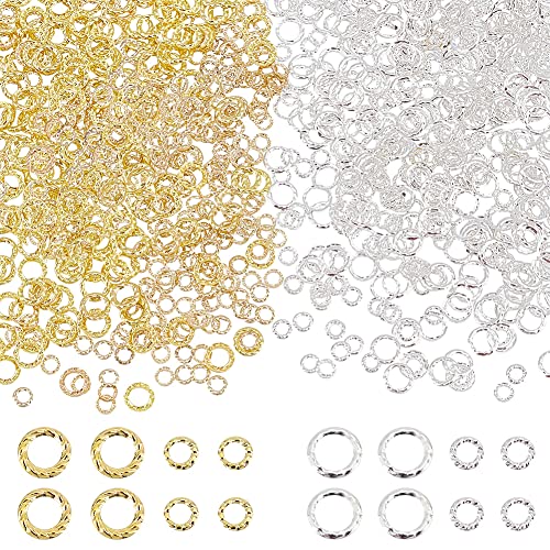 PandaHall 1000 Stück Geschlossene Biegeringe 4.5 mm 3 mm Metallring Cabochons Schmuckherstellung Ringe Runde Nail Art Cabochons Für DIY Ohrring Halskette Armband Schmuckherstellung Nail Art von PH PandaHall