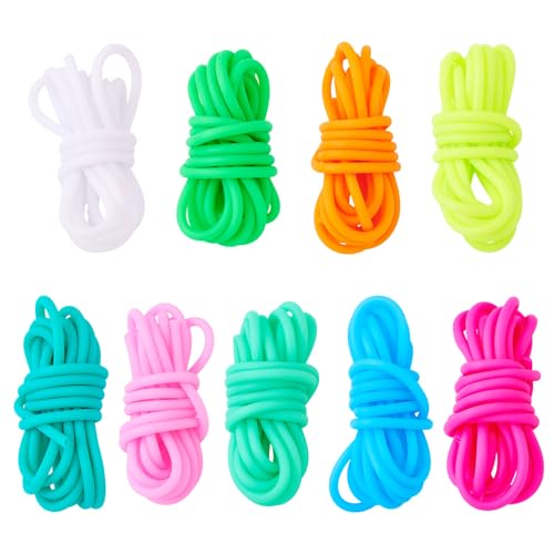 PandaHall 18 m hohle Gummikordel 4 mm Stichhalter Tube Cord Stricken Barbierschnüre für Schmuckherstellung DIY Handwerk Armband Halskette Ohrring Loch: 2 mm PandaHall 18 m hohle Gummikordel 4 mm Stichhalter Tube Cord Stricken Barbierschnüre für Schmuckherstellung DIY Handwerk Armband Halskette Ohrring Loch: 2 mm von PH PandaHall