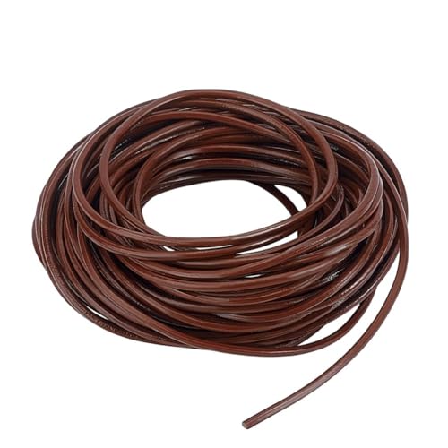 PH PandaHall 10m Rindleder Schnur, 2mm Leder Schmuck Schnur, Schmuck DIY Material, Runde Faden Thong String für Schmuck Armband Halskette Handwerk Zubehör, Sattel Braun PH PandaHall 10m Rindleder Schnur, 2mm Leder Schmuck Schnur, Schmuck DIY Material, Runde Faden Thong String für Schmuck Armband Halskette Handwerk Zubehör, Sattel Braun von PH PandaHall