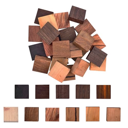 PandaHall 22pcs Ringe Holzrohlinge, 11 Styles Holzstücke Holzrohlinge Schnitzholz Für Holzschmuckring Herstellung von Holzringmaterialien Mit Verschiedenen Natürlichen Holzstrukturen von PH PandaHall