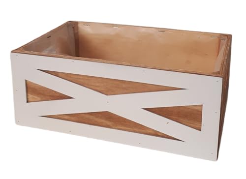 Pandecor Comarco Sa Holzkiste Naturholz 28 x 18 x 11 cm von Pandecor