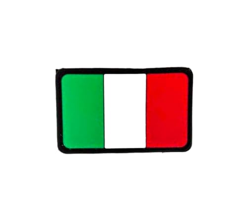 Pandiui23 Patch aus PVC Italien Militär Patch Italien, Abzeichen Italien, Flagge-Patch Italien, Taktisches Patch Italien, Patch PVC Italien (Italien) von Pandiui23