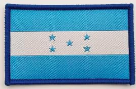 Aufnäher mit Honduras-Flagge, bestickt, Honduras-Emblem, bestickt, Honduras-Militär-Patches, Honduras-Aufnäher (Honduras) von Pandiui23