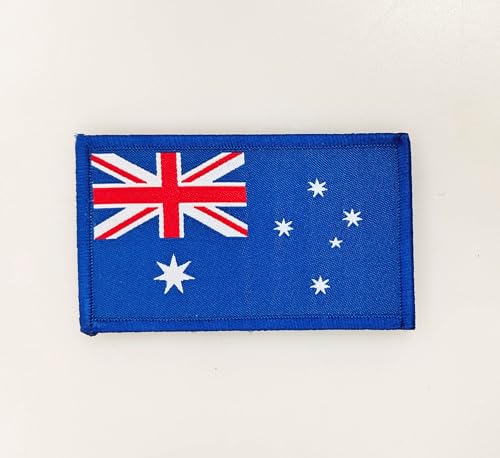 Australien Patch - Flaggenpatch Australien, Taktischer Australien Patch - Gestickter Länderpatch Australien - Militär Patch Australien (Australien) von Pandiui23