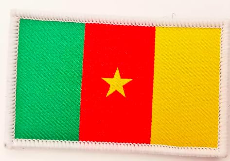 Bestickte Aufnäher Kamerun-Flagge – besticktes Kamerun-Emblem – bestickte Kamerun-Aufnäher – Kamerun-Militär-Patches, Kamerun-Aufnäher (Kamerun) von Pandiui23