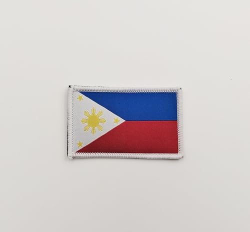 Bestickte Aufnäher Philippinische Flagge, besticktes philippinisches Wappen, bestickte Philippinen-Aufnäher, Philippinen-Militär-Patch, Philippinen (Philippinen) von Pandiui23