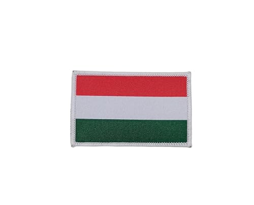 Ungarn Patch - Flaggenpatch Ungarn, Taktischer Ungarn Patch - Gestickter Länderpatch Ungarn- Militär Patch Ungarn (Ungarn) von Pandiui23