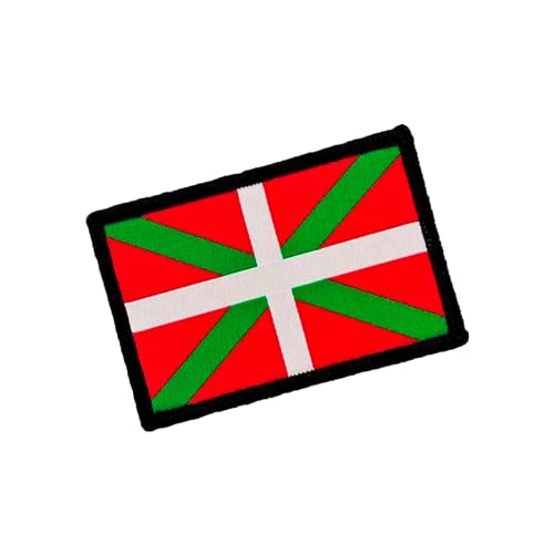 Euskadi Patch - Flaggenpatch Euskadi, Euskadi Patch - Gestickter Länderpatch Euskadi- Patch Euskadi (Euskadi) von Pandiui23