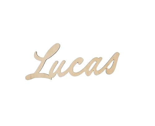 Lucas Holzschild, einzigartige und originelle Geschenke für Wanddekorationen, Name Tür Lucas Zimmer, Holznamen Lucas, Name Kinderzimmer (Lucas) von Pandiui23