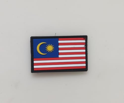 Malaysia Militär PVC Patch Malaysia taktischer Rucksack Patches Malaysia Militär Rucksäcke Patch Flagge Malaysia Malaysia Malaysia (Malaysia) von Pandiui23